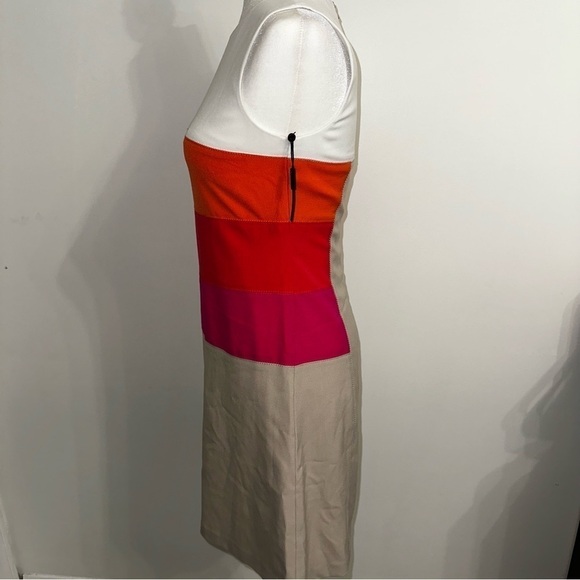NWOT Calvin Klein Colorblock Midi Dress stripes size 2 - Picture 5 of 13